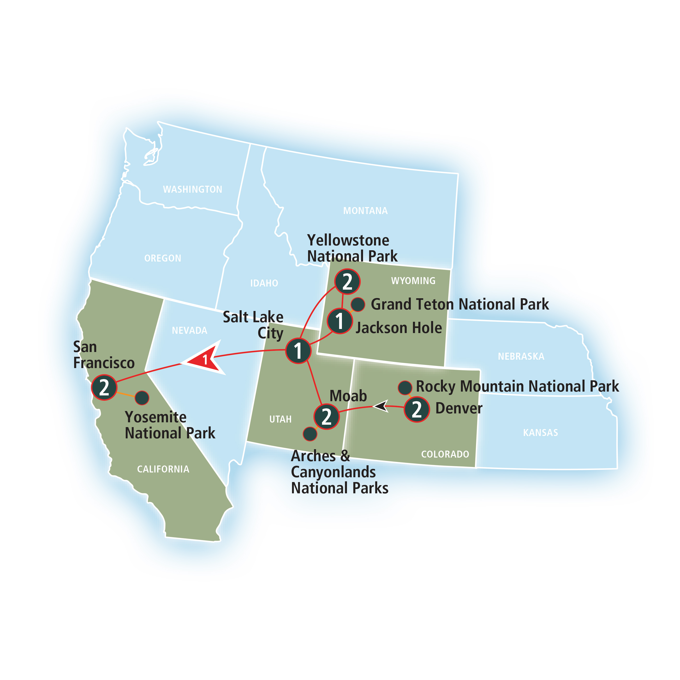 Grand National Parks of the West | Amtrak Vacations®